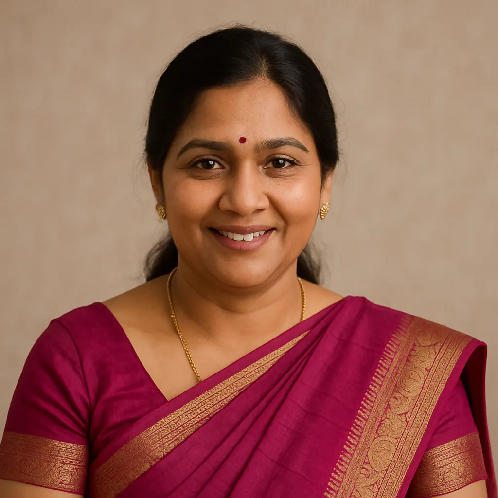 Indian Woman In A Saree - Meera Kumari Kapoor Testimonial Photo